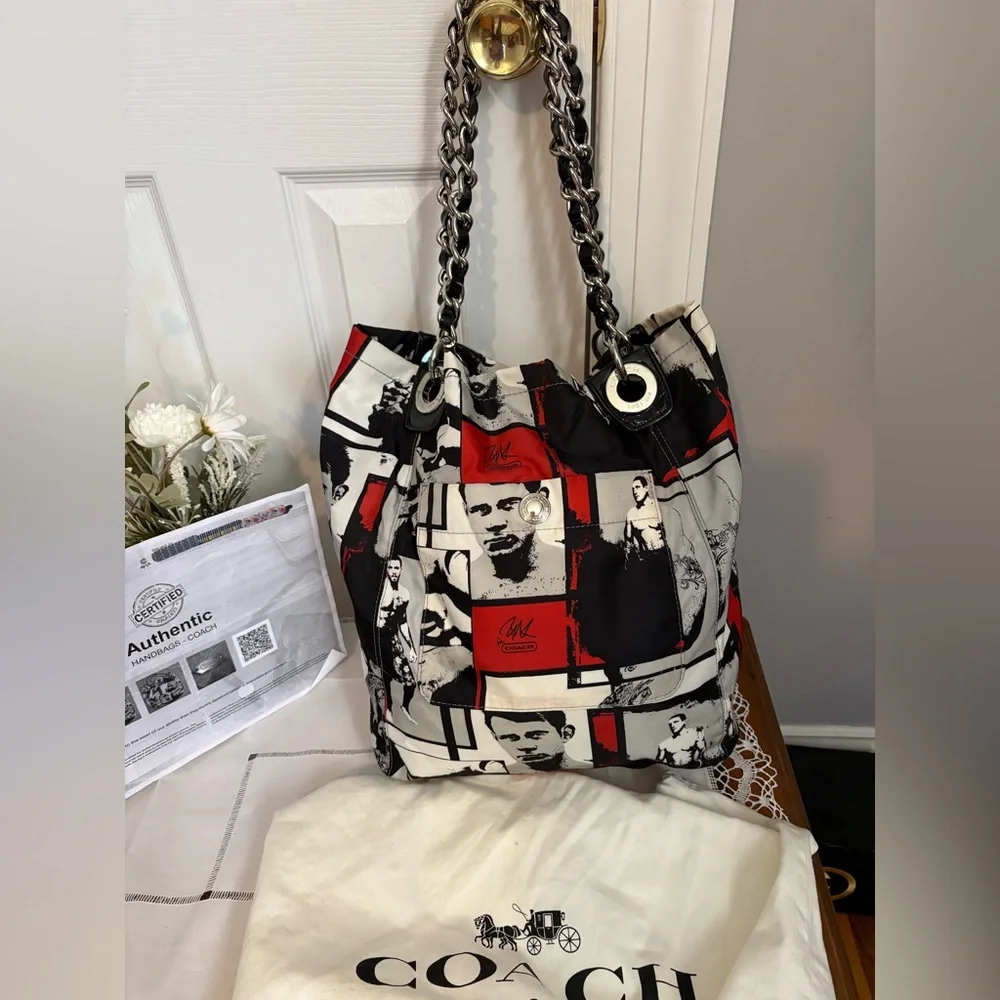 Coach RARE Limited Edition UFC Fighter Tote Bag #1 Out of 100 INICORN - Picture 2 of 10